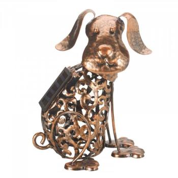 Preview: Solarleuchte Silhouette Hund 22 cm